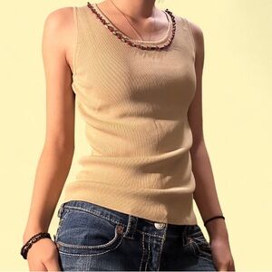 NWT Tessori Ribbed Tank Top